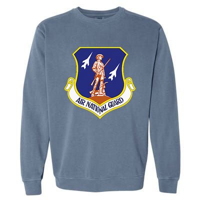 Air National Guard Military Veteran Patriotic Garment-Dyed Sweatshirt