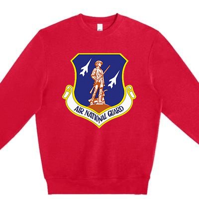 Air National Guard Military Veteran Patriotic Premium Crewneck Sweatshirt