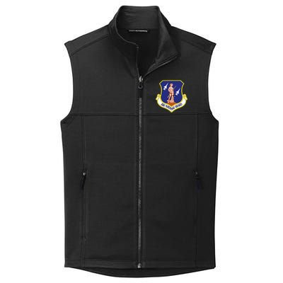 Air National Guard Military Veteran Patriotic Collective Smooth Fleece Vest