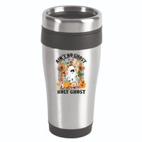 Aint No Ghost But The Holy Ghost Ghost Christian Halloween 16oz Travel Tumbler