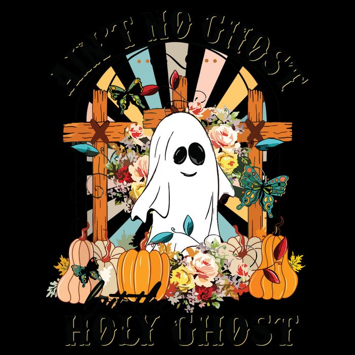 Aint No Ghost But The Holy Ghost Ghost Christian Halloween 16oz Travel Tumbler