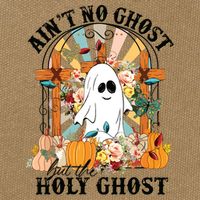 Aint No Ghost But The Holy Ghost Ghost Christian Halloween Cotton Canvas Backpack