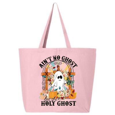 Aint No Ghost But The Holy Ghost Ghost Christian Halloween 25L Jumbo Tote