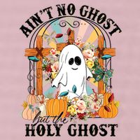 Aint No Ghost But The Holy Ghost Ghost Christian Halloween 25L Jumbo Tote