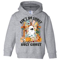 Aint No Ghost But The Holy Ghost Ghost Christian Halloween Toddler Hoodie