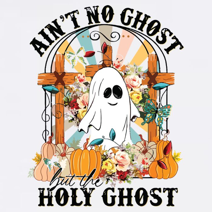 Aint No Ghost But The Holy Ghost Ghost Christian Halloween Cool Comfort Performance Bucket Hat