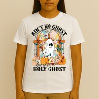Aint No Ghost But The Holy Ghost Ghost Christian Halloween T-Shirt