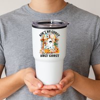 Aint No Ghost But The Holy Ghost Ghost Christian Halloween Tumbler