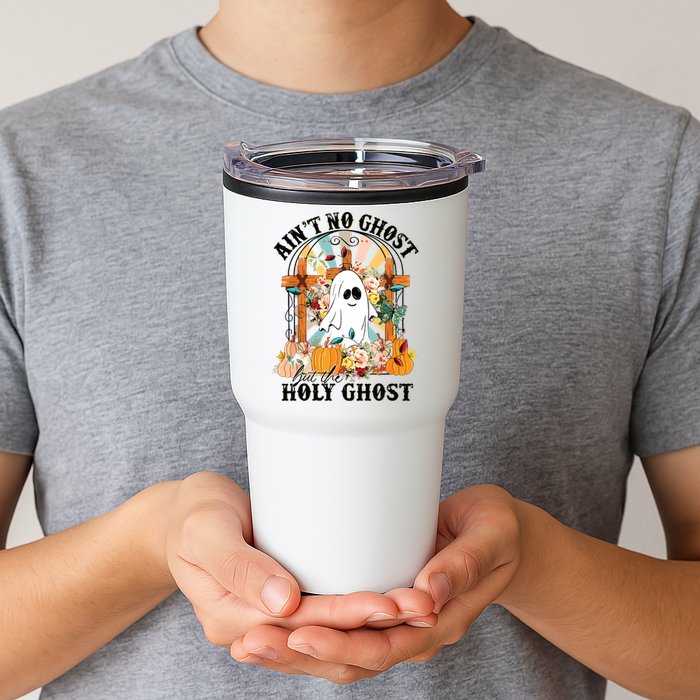 Aint No Ghost But The Holy Ghost Ghost Christian Halloween Tumbler