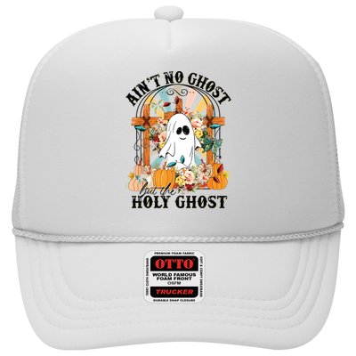 Aint No Ghost But The Holy Ghost Ghost Christian Halloween Trucker Hat