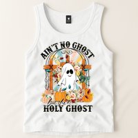 Aint No Ghost But The Holy Ghost Ghost Christian Halloween Tank Top