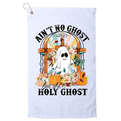 Aint No Ghost But The Holy Ghost Ghost Christian Halloween Golf Towel