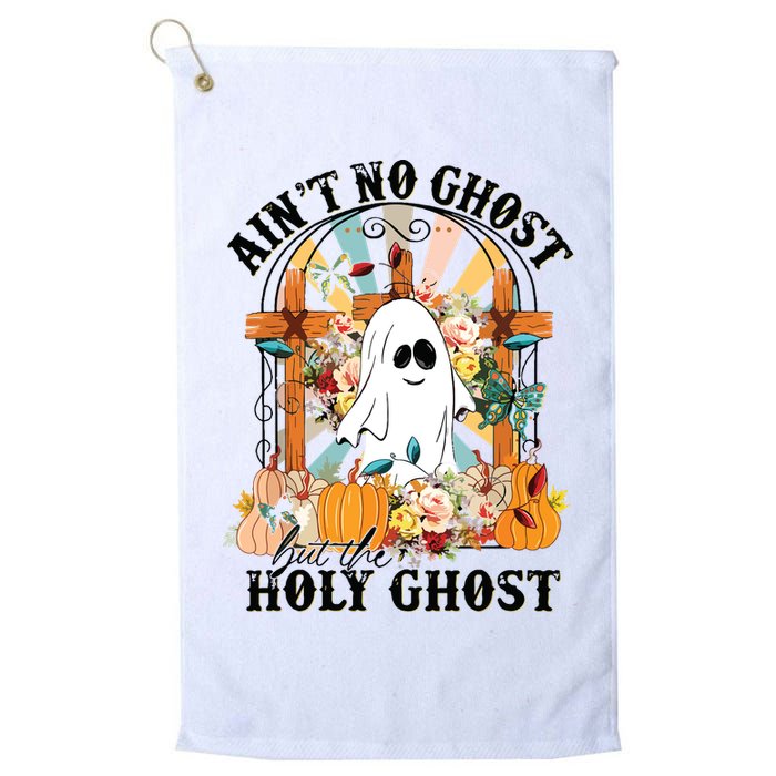 Aint No Ghost But The Holy Ghost Ghost Christian Halloween Golf Towel