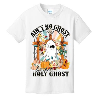 Aint No Ghost But The Holy Ghost Ghost Christian Halloween Kids T-Shirt