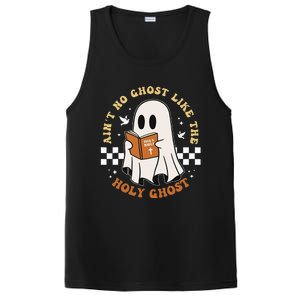 AinT No Ghost Like The Holy Ghost Funny Christian Halloween PosiCharge Competitor Tank