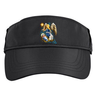 Angel With Baby Jesus Adult Drive Performance Visor