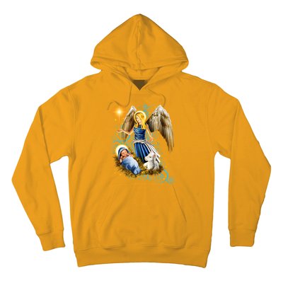 Angel With Baby Jesus Hoodie