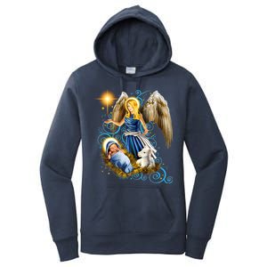 Angel With Baby Jesus Women's Pullover Hoodie