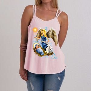 Angel With Baby Jesus Women's Strappy Tank