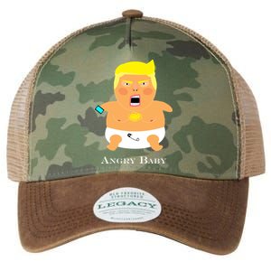 Angry Baby Trump Legacy Tie Dye Trucker Hat