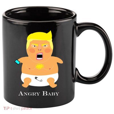Angry Baby Trump 11oz C Handle Ceramic Mug