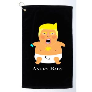 Angry Baby Trump Platinum Collection Golf Towel