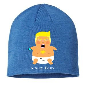 Angry Baby Trump Sustainable Beanie