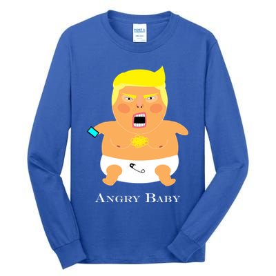 Angry Baby Trump Tall Long Sleeve T-Shirt