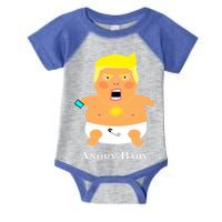 Angry Baby Trump Infant Baby Jersey Bodysuit