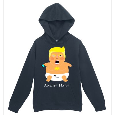 Angry Baby Trump Urban Pullover Hoodie