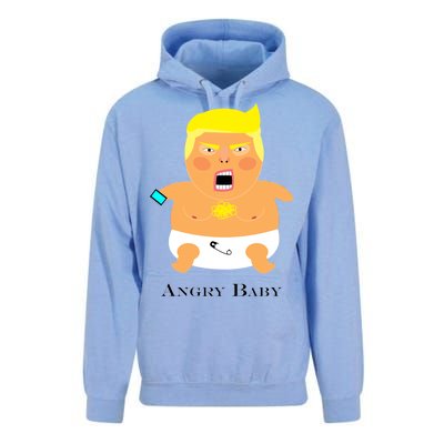 Angry Baby Trump Unisex Surf Hoodie