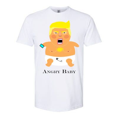 Angry Baby Trump Softstyle® CVC T-Shirt