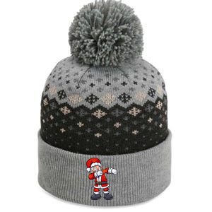 Angry Dabbing Santa Christmas The Baniff Cuffed Pom Beanie