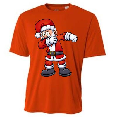 Angry Dabbing Santa Christmas Cooling Performance Crew T-Shirt