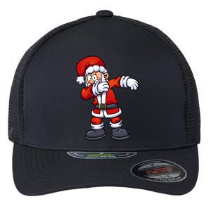 Angry Dabbing Santa Christmas Flexfit Unipanel Trucker Cap