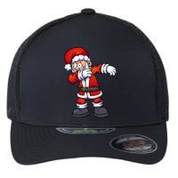 Angry Dabbing Santa Christmas Flexfit Unipanel Trucker Cap