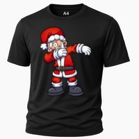 Angry Dabbing Santa Christmas Cooling Performance Crew T-Shirt