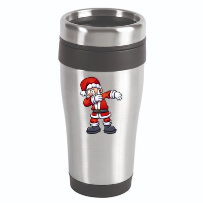 Angry Dabbing Santa Christmas 16oz Travel Tumbler