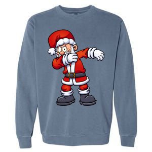 Angry Dabbing Santa Christmas Garment-Dyed Sweatshirt