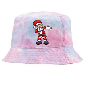 Angry Dabbing Santa Christmas Tie-Dyed Bucket Hat