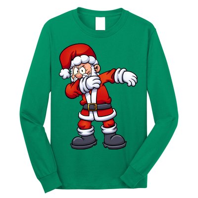 Angry Dabbing Santa Christmas Long Sleeve Shirt