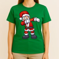 Angry Dabbing Santa Christmas T-Shirt