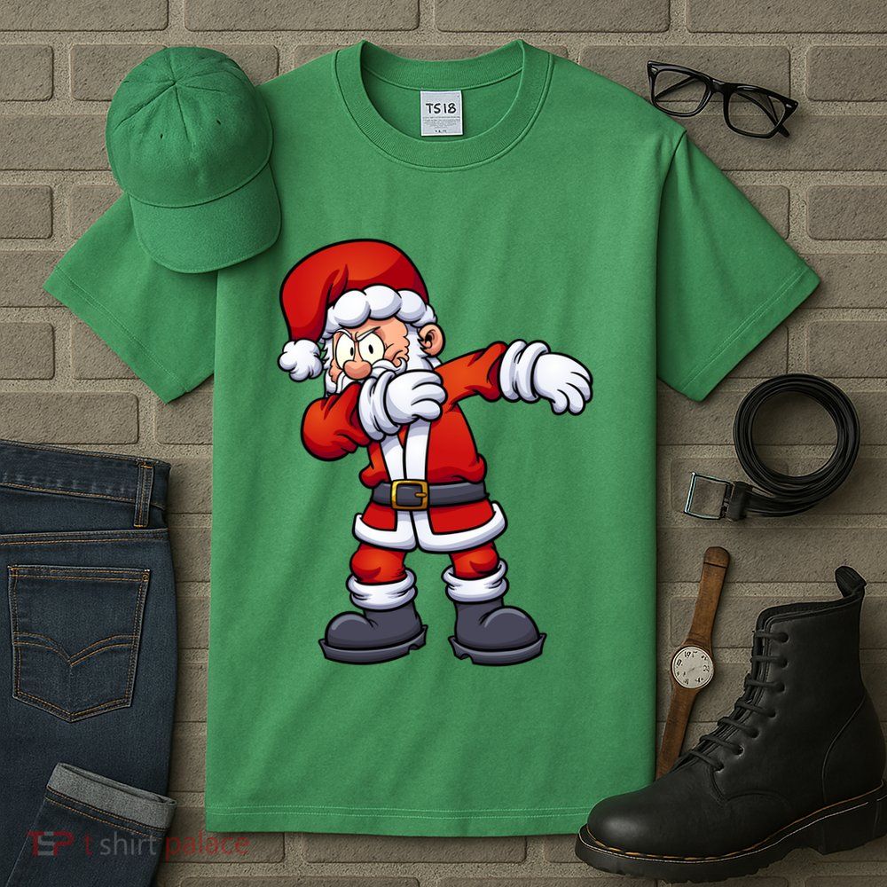 Angry Dabbing Santa Christmas Tall T-Shirt