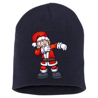 Angry Dabbing Santa Christmas Short Acrylic Beanie