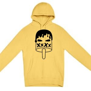 Angry Evil Ice Cream  Premium Pullover Hoodie