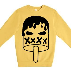 Angry Evil Ice Cream  Premium Crewneck Sweatshirt