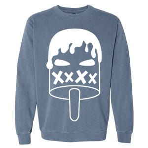 Angry Evil Ice Cream  Garment-Dyed Sweatshirt