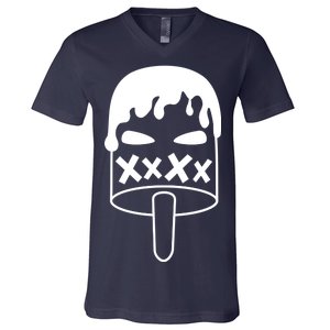 Angry Evil Ice Cream  V-Neck T-Shirt