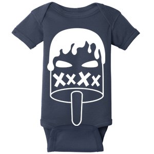 Angry Evil Ice Cream  Baby Bodysuit