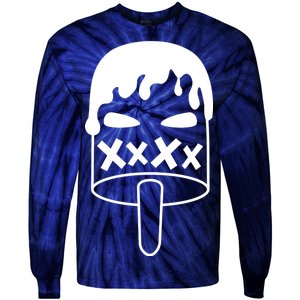 Angry Evil Ice Cream  Tie-Dye Long Sleeve Shirt